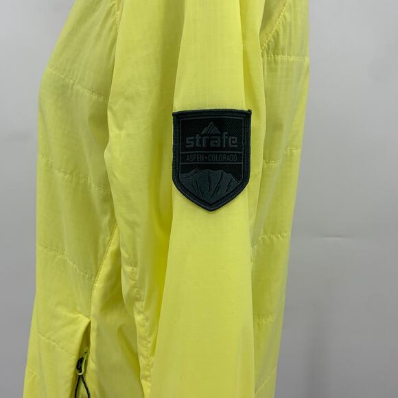 Strafe Jacket Womens S Small Bright Yellow Polartec Full Zip Soft Fleece Lined - Picture 5 of 14